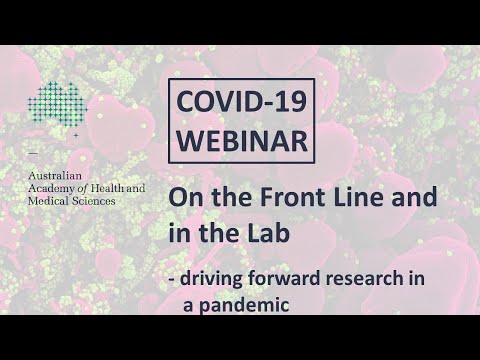 On the front line and in the lab – driving forward research in a pandemic (2020)