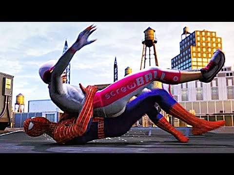 SPIDER-MAN PS4 Silver Lining DLC Screwball Gets Arrested Scene (SPIDERMAN PS4)