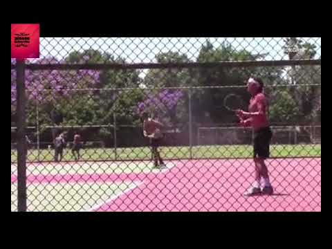 Gavin Rossdale plays tennis shirtless on Memorial Day in LA