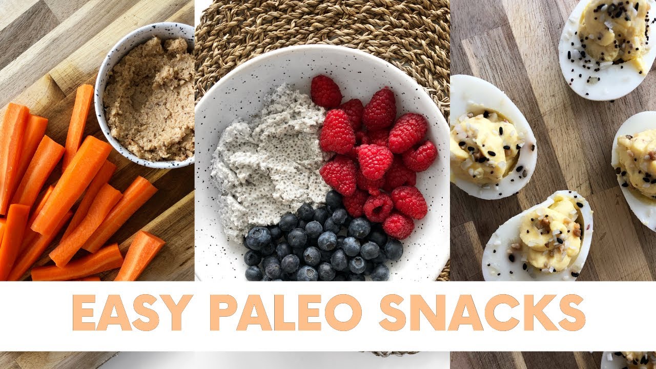 3 Easy Paleo Snacks | Gluten & Dairy Free