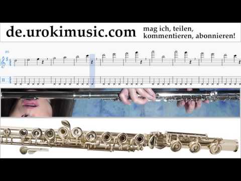 Flötenunterricht J. Balvin, Willy William - Mi Gente Noten Lernen Teil#1 um-i995