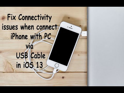 How to fix if iPhone not connect with PC via USB Cable...
