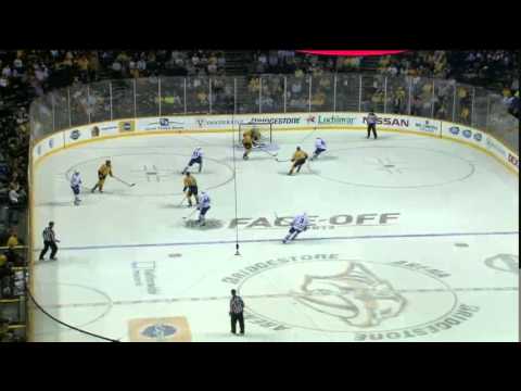 Bozak 3-0 Goal - Maple Leafs vs. Predators (Oct 10 2013)