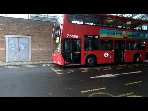 Enviro 400 Trident Arriva London T7 LJ08CVY Overground RR M UL3 Standing at Canada Water Bus Station