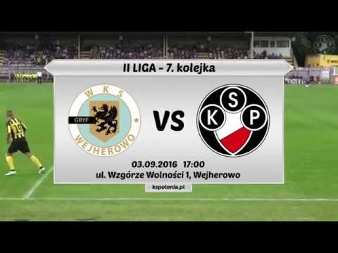 Skrót meczu Gryf Wejherowo - Polonia Warszawa
