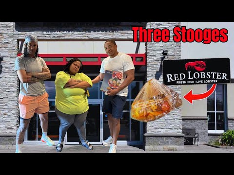 Red Lobster Crab Boil with the 3 Stooges … 😂😂🔥🔥 #redvsredd