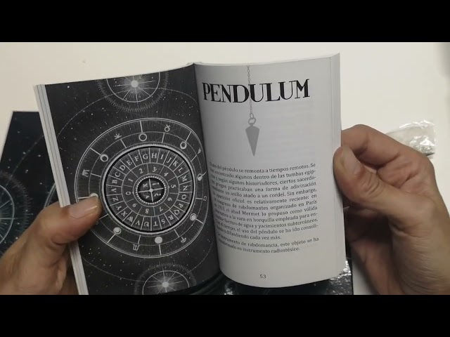 Vídeo relacionado con Tapete de adivinación, mantel de altar para practicar cartomancia y péndulo esotérico (A, 75 x 75 cm)