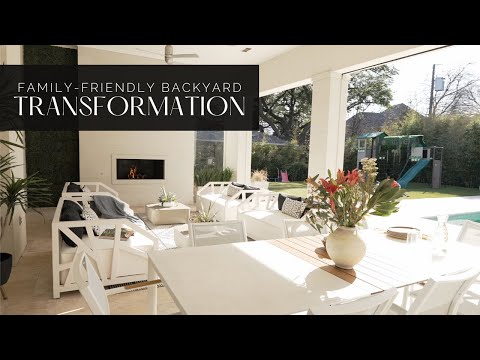 A Modern Family Backyard Makeover