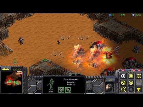 StarCraft: Remastered - Terraner Addon-Kampagne 4A "Angriff auf Korhal" (Longplay 043) [Deutsch]