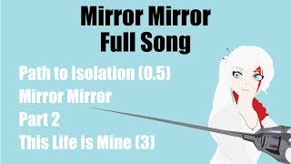 Mirror Mirror FULL SONG (ALL 4 parts) [Path to Isolation, Mirror Mirror 1&2, Life is Mine] LYRICS