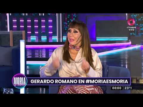 Gerardo Romano piropeó en vivo a Moria Casán