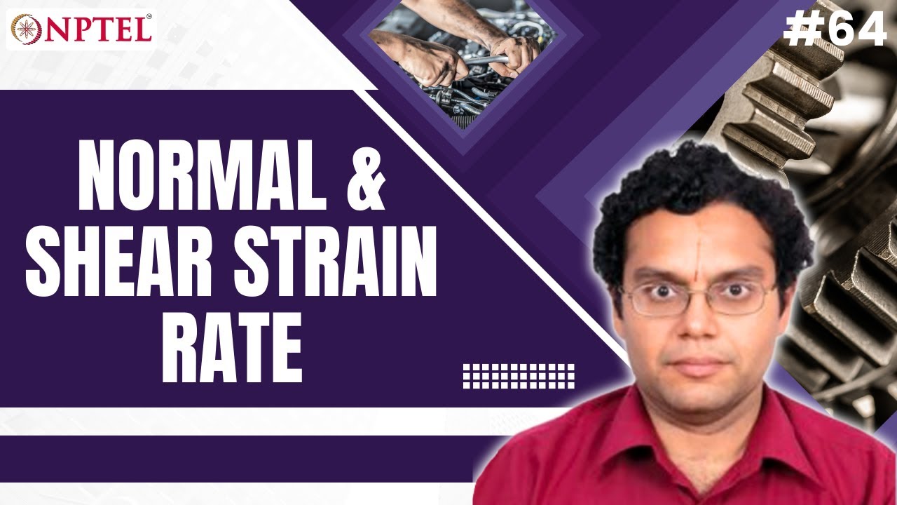 #64 Normal & Shear Strain Rate | Continuum Mechanics &Transport Phenomena