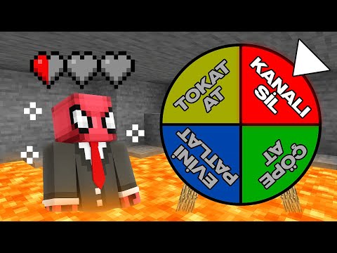 CEZALI ÇARK ÇEVİRME OYNADIK 🎡 - Minecraft