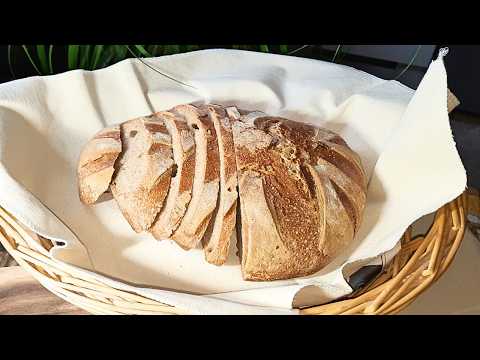 Dinkel-Roggen Brot mit Übernachtgare, einfach lecker selbstgemacht! #192