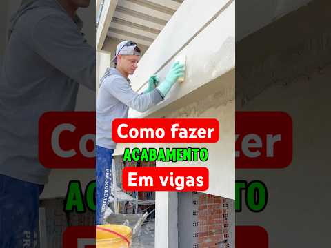 Como fazer acabamento em viga #construção #dica #obra #pedreiro #dicas #acabamento #pedreiros #obras