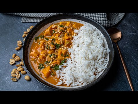 African Peanut Stew with Kale (Vegan)