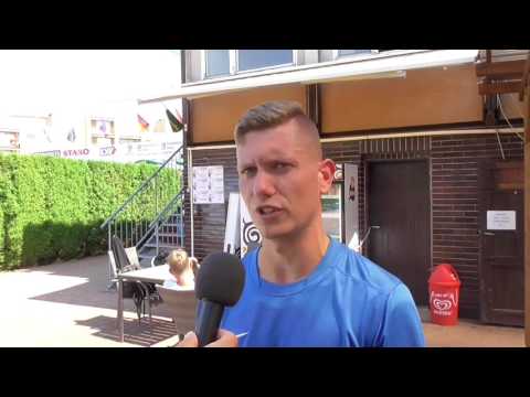 Štěpán Rinko po výhře v 1. kole kvalifikace na turnaji Futures v Pardubicích