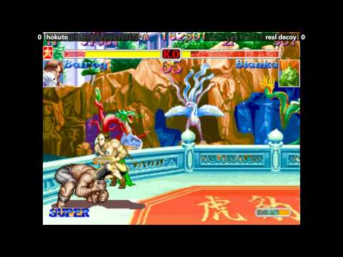 Super Turbo @ Fightmania - hokuto (Claw) vs Real Decoy (Blanka)