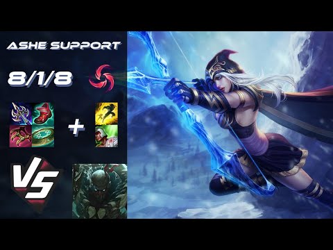 SUPPORT Ashe vs Pyke - NA Grandmaster Patch 14.9
