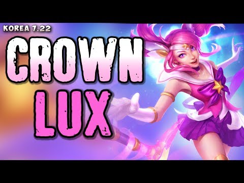 SSG Crown plays Lux mid v Galio matchup - Korean SoloQ patch 7.22