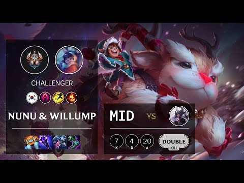 Nunu & Willump Mid vs Syndra - KR Challenger Patch 11.5