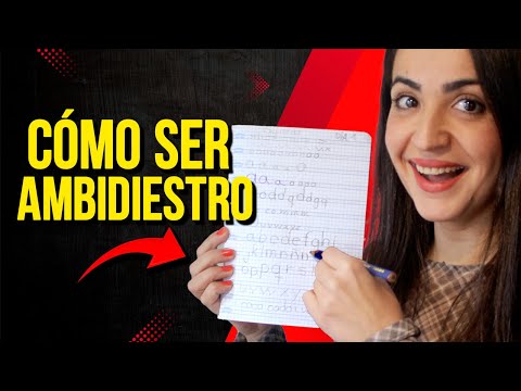 ✍️ ¿CÓMO ser AMBIDIESTRO para ESCRIBIR? ¡Ejercicios!