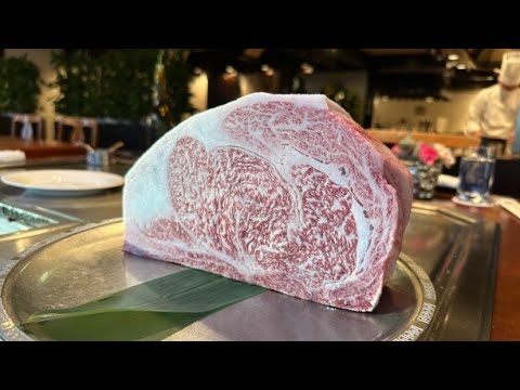 A5 kobe beef $260 lunch - Long-established wagyu steak restaurant since 1925 / teppanyaki at Tokyo