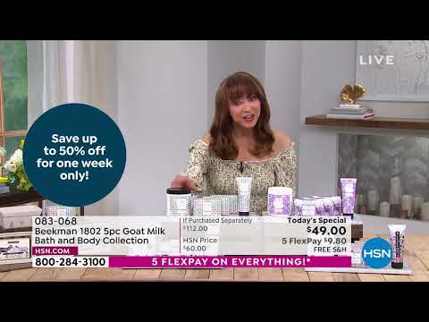 HSN | Beekman 1802 Beauty - All On Free Shipping 03.12.2022 - 11 PM
