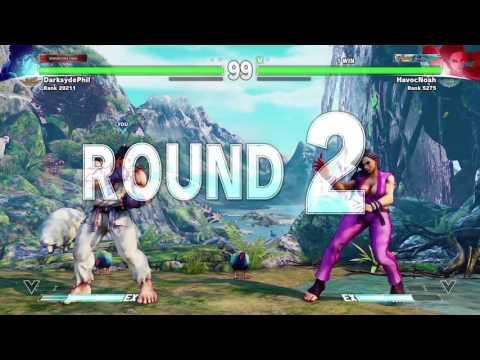 Street Fighter V Online MP March 1, 2016 pt6 - Ryu vs. Kick-Ass Laura