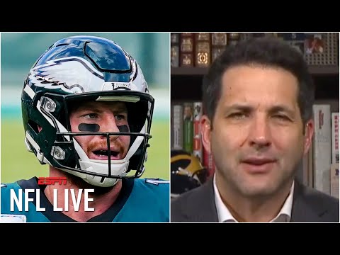 卡森·溫茲想被交易到別隊？傳奇記者Adam Schefter獨家爆料！ 🏈🦅 (Carson Wentz is going to want a trade from the Eagles - Adam Schefter | NFL Live)