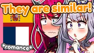 Biboo and IRyS Finds Out Spanish and French are VERY Similar Languages 【HololiveEN】