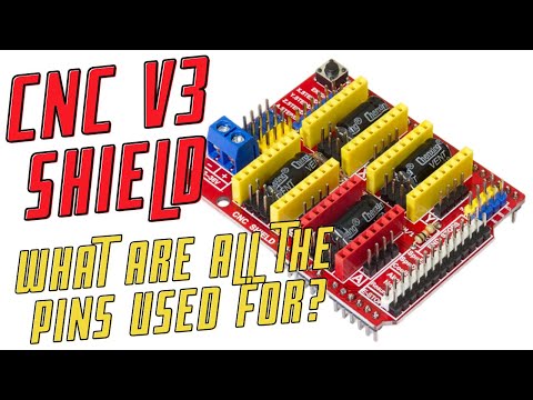 CNC V3 Shield Arduino Pinout (Which Arduino Pins Connect Where On A CNC V3 Shield?)