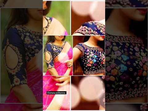 back neck blouse design /boat neck price cut design 2025#fashion #blouse #ytshorts #shorts