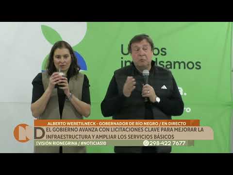 Cervantes: el gobernador Weretilneck en la entrega de escrituras y aportes para nuevas viviendas
