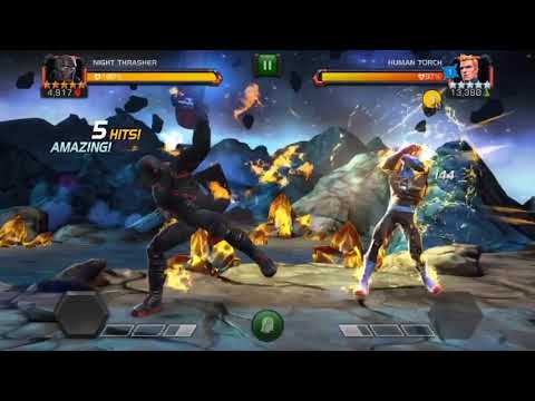 Night Trasher counter for Human Torch incinerate. MCOC