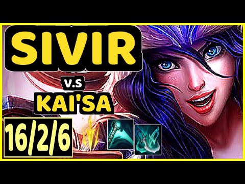 FORG1VEN (SIVIR) vs KAI'SA - 16/2/6 KDA BOTTOM ADC CHALLENGER GAMEPLAY - EUW