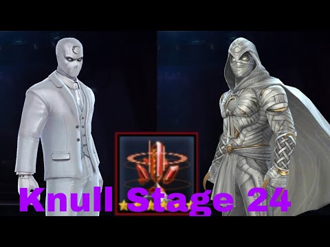 Moon Knight Old vs New uni|| Knull Stage 24 || Marvel Future Fight.