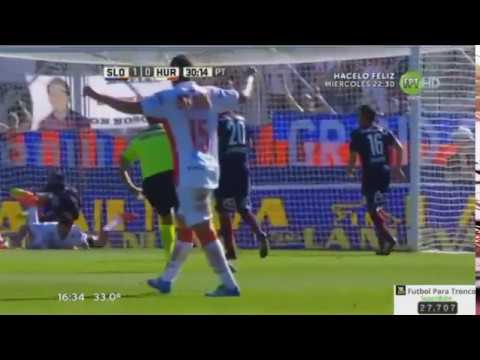 Atajada del hombre elastico de Torrico San lorenzo a Pussetto de Huracan