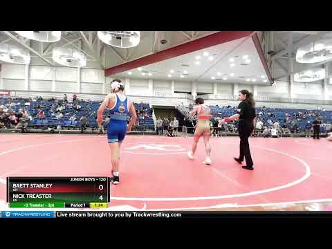 120 Lbs Cons. Round 3 - Brett Stanley, OH Vs Nick Treaster, KS E36a