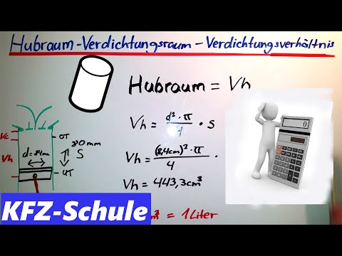 Displacement - compression chamber - compression ratio