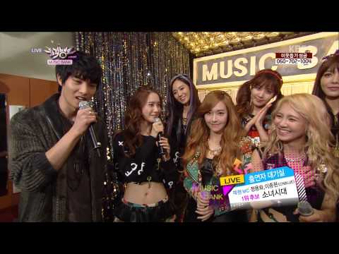130125 KBS2 Music Bank SNSD  Waiting Room