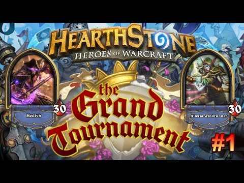 Hearthstone - The Grand Tournament Tavern Brawl Match #1 - Medivh Inspire Deck