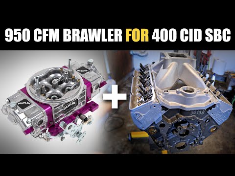 400 CID SBC gets a 950 CFM Brawler carburetor and I immediately take it apart and mod it!