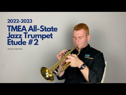 2023 TMEA All-State Jazz Trumpet | Etude #2
