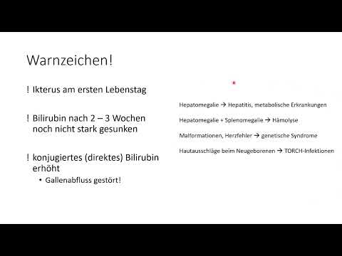 Ikterus in der Neonatologie - Eine Einführung für Medizinstudenten