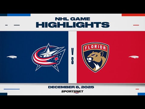 NHL Highlights | Blue Jackets vs. Panthers - December 6, 2025