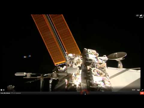 Ufo bij ISS ruimtestation