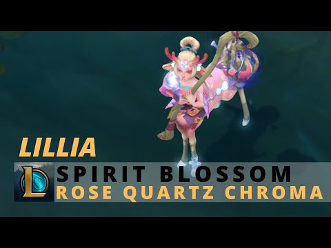 Spirit Blossom Lillia Rose Quartz Chroma - League Of Legends