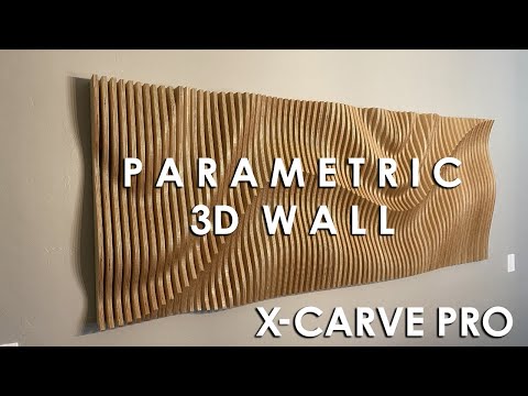 Parametrische Wandkunst | Geld verdienen mit der X-Carve Pro von Inventables