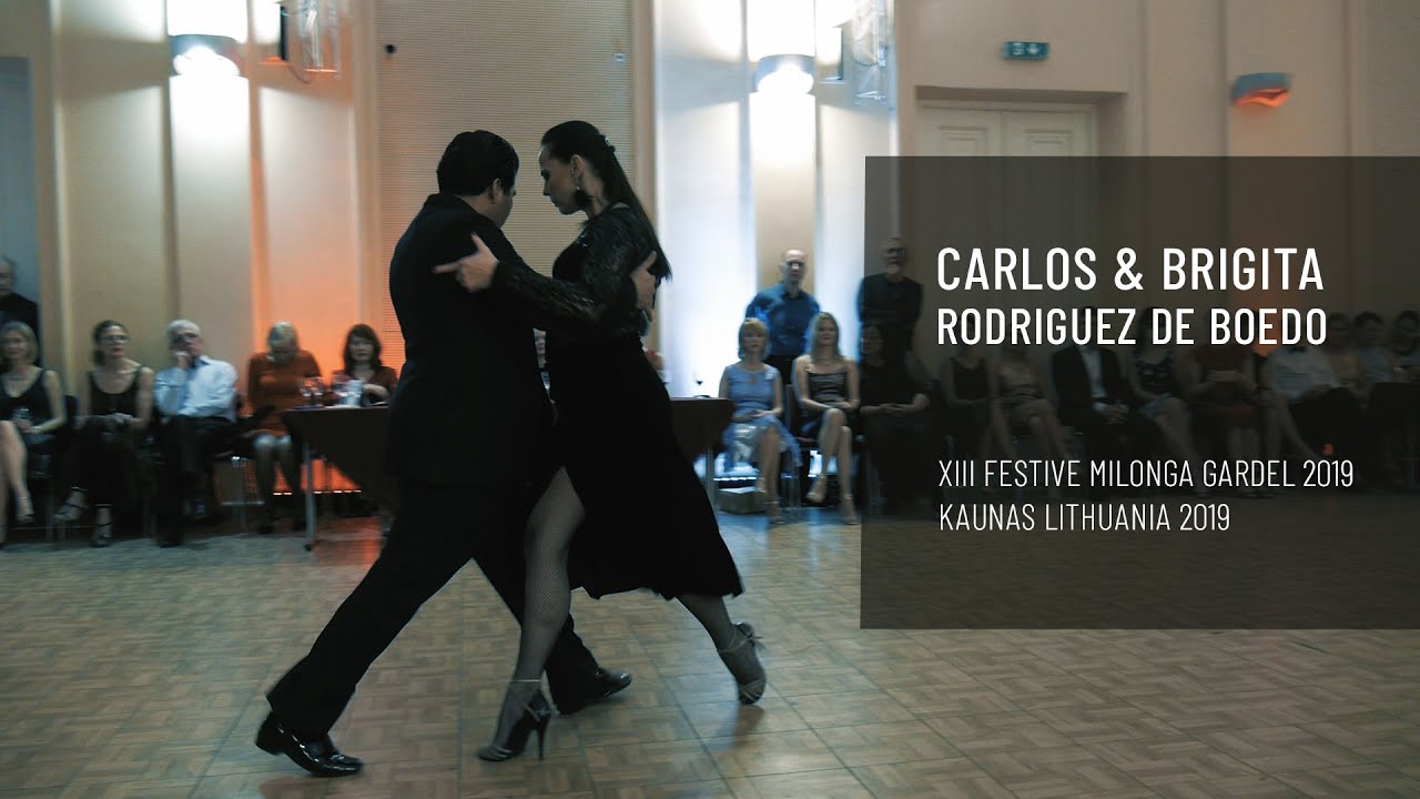 Carlos & Brigita Rodriguez de Boedo (1). XIII Festive Milonga Gardel 2019. Kaunas, Lithuania